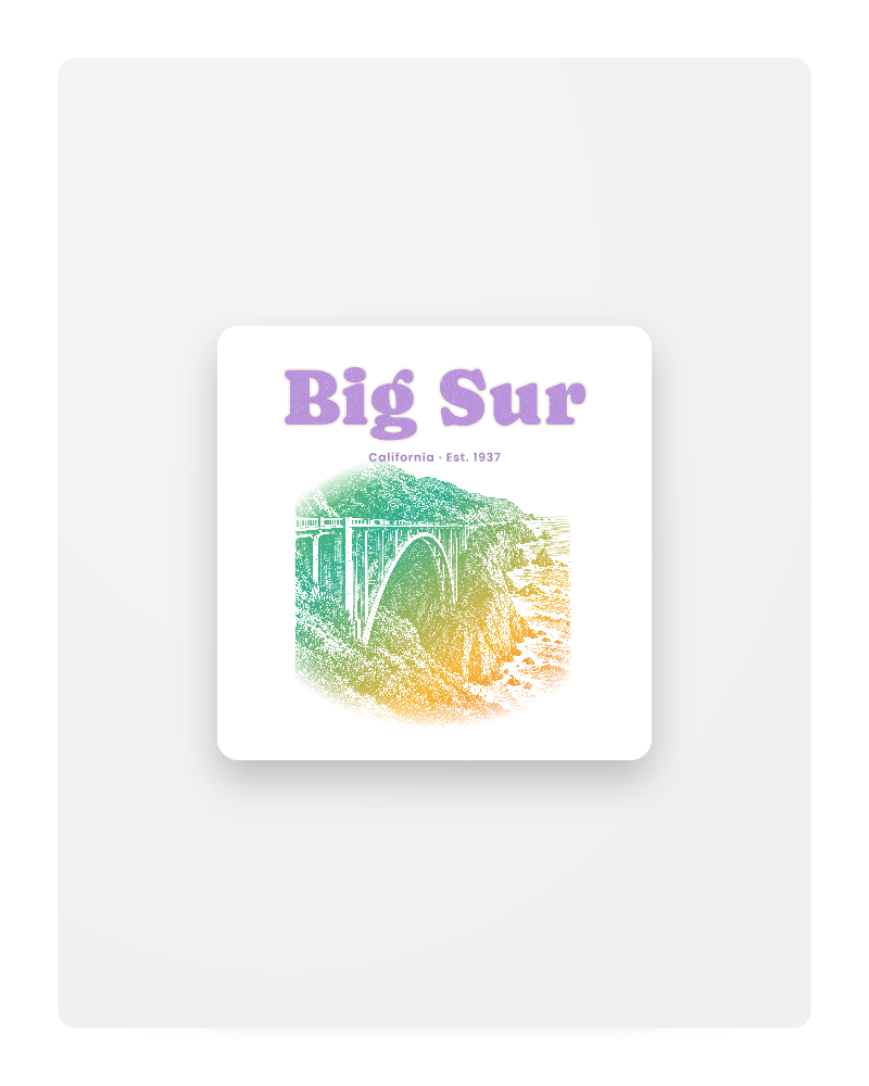 Big Sur Bixby Bridge Fridge Magnet