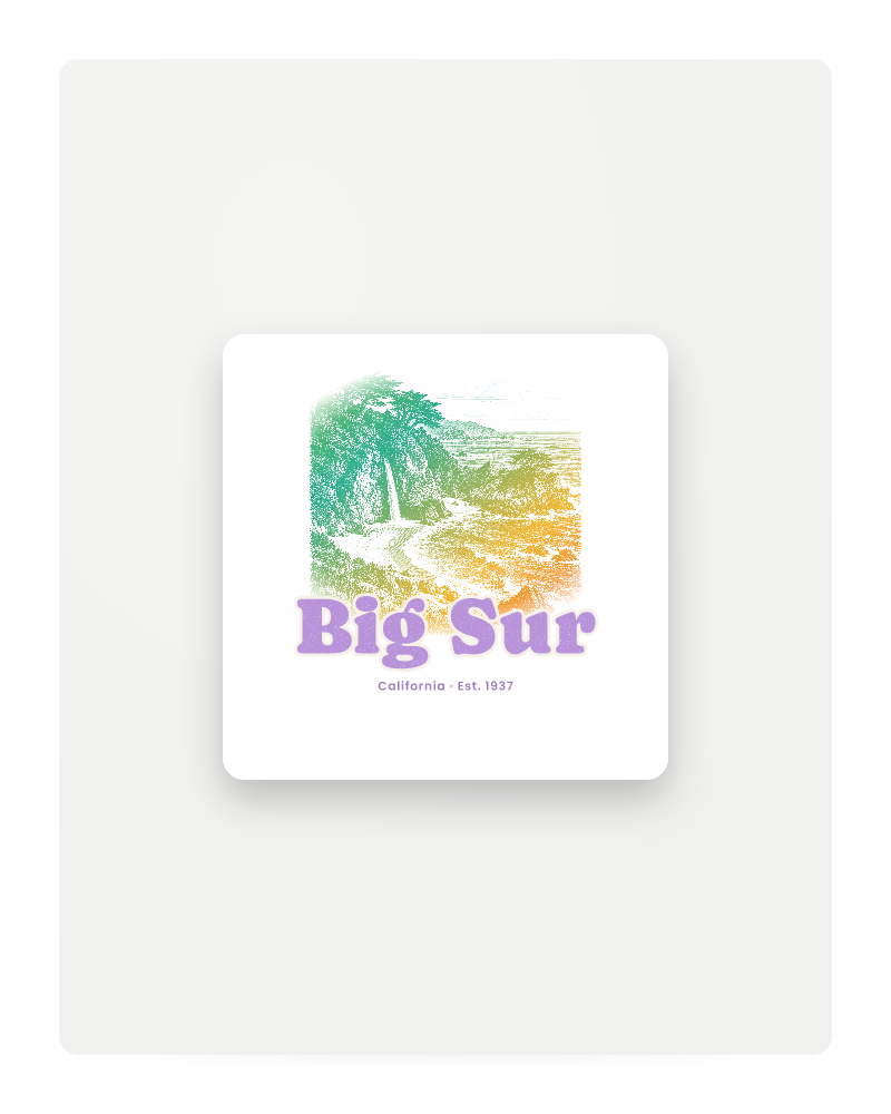 Big Sur McWay Falls Fridge Magnet