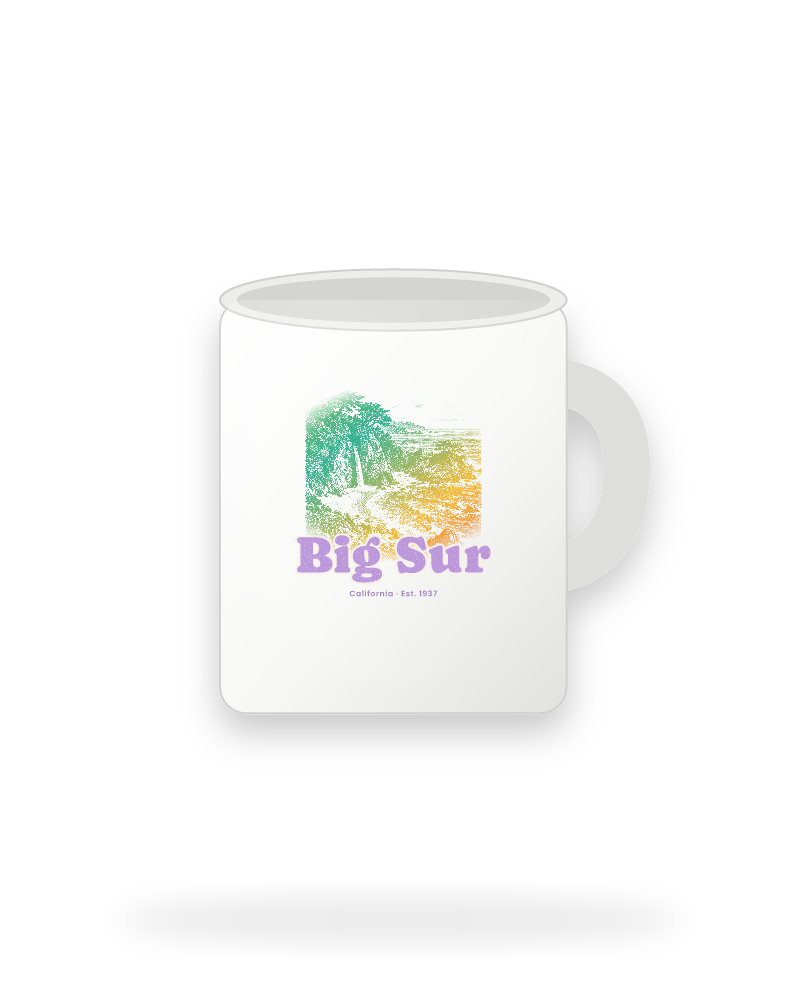 Big Sur McWay Falls Ceramic Mug 11oz