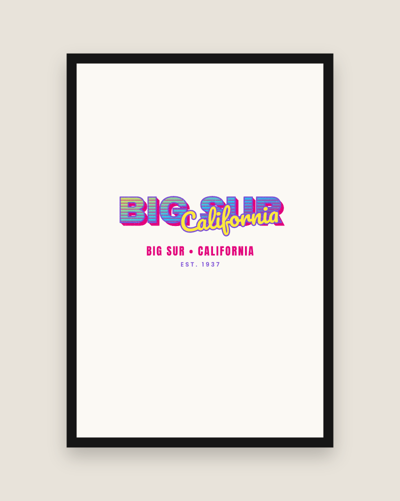 Big Sur Music TV Matte Poster
