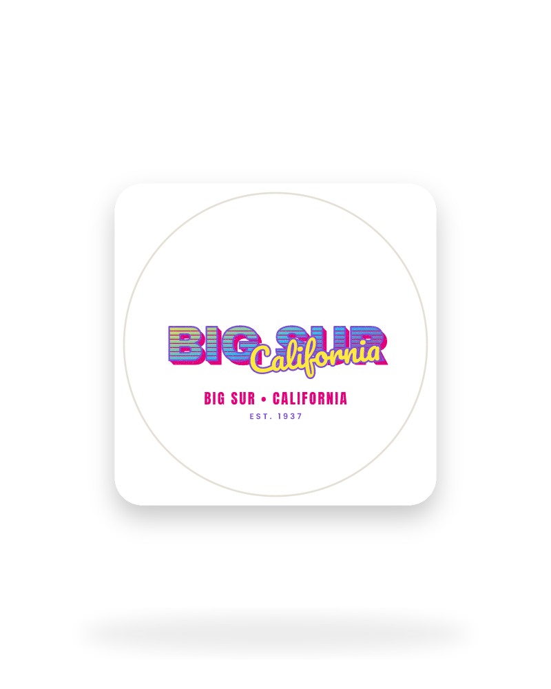 Big Sur Music TV Kiss-Cut Sticker