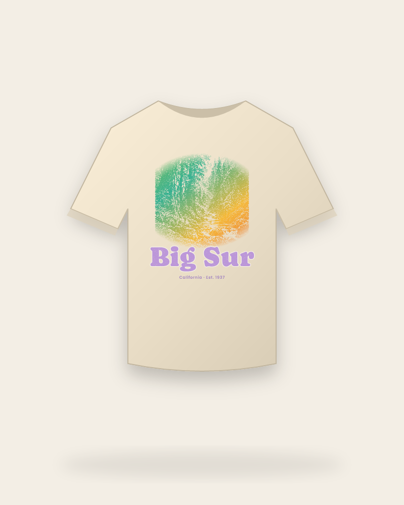 Big Sur Redwood Gorge Organic Cotton Tee