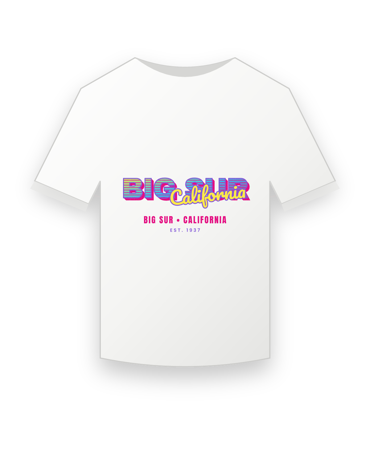 Big Sur Music TV Youth Tee in White