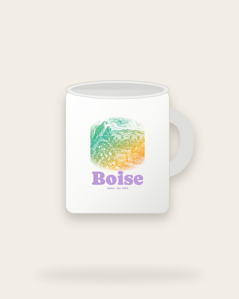 Boise River Falcon Ceramic Mug 11oz