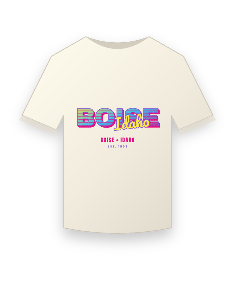 Boise Music TV Vintage Wash Tee