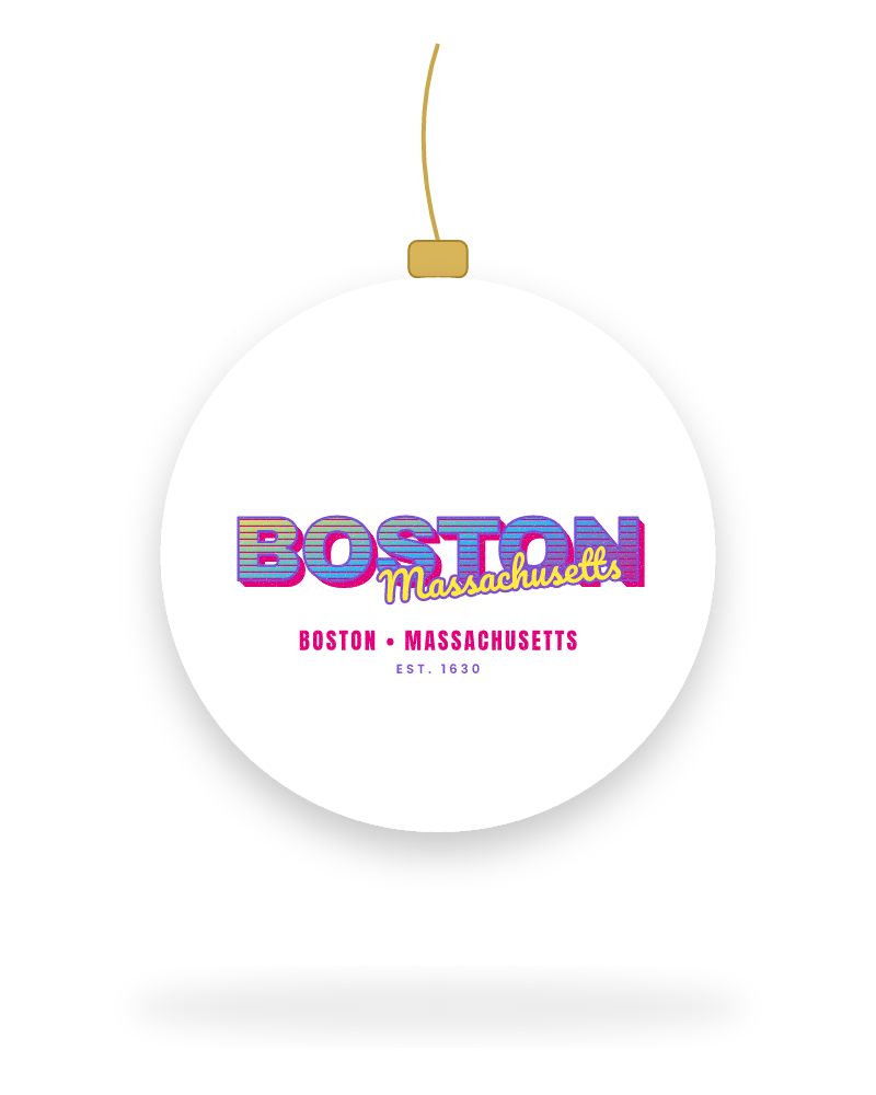 Boston Music TV Ceramic Ornament