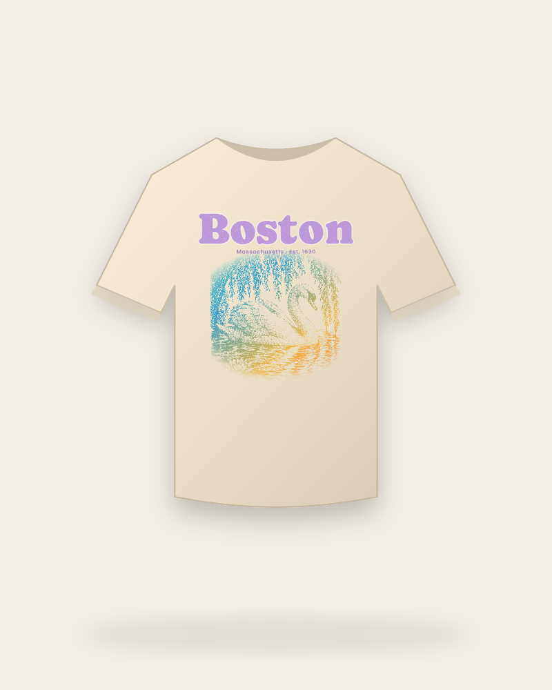Boston Public Garden Swan Classic Tee