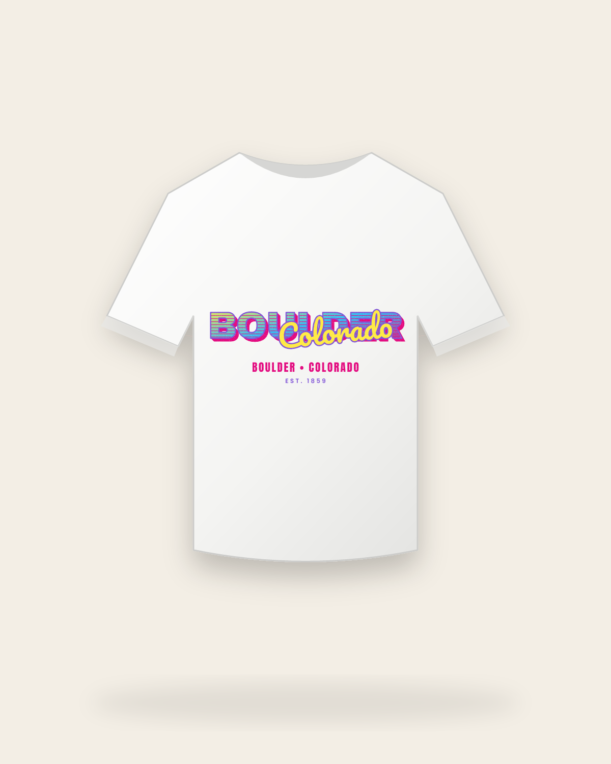 Boulder Music TV Youth Tee in White