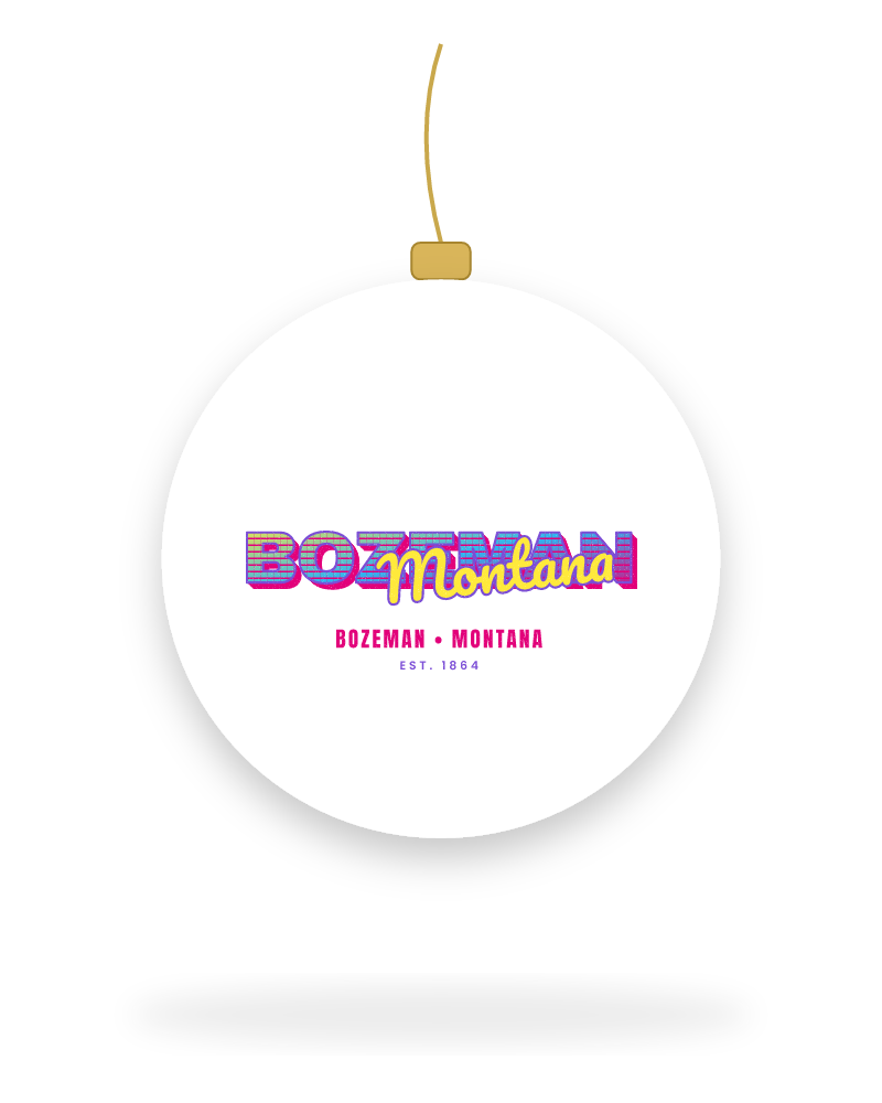 Bozeman Music TV Ceramic Ornament