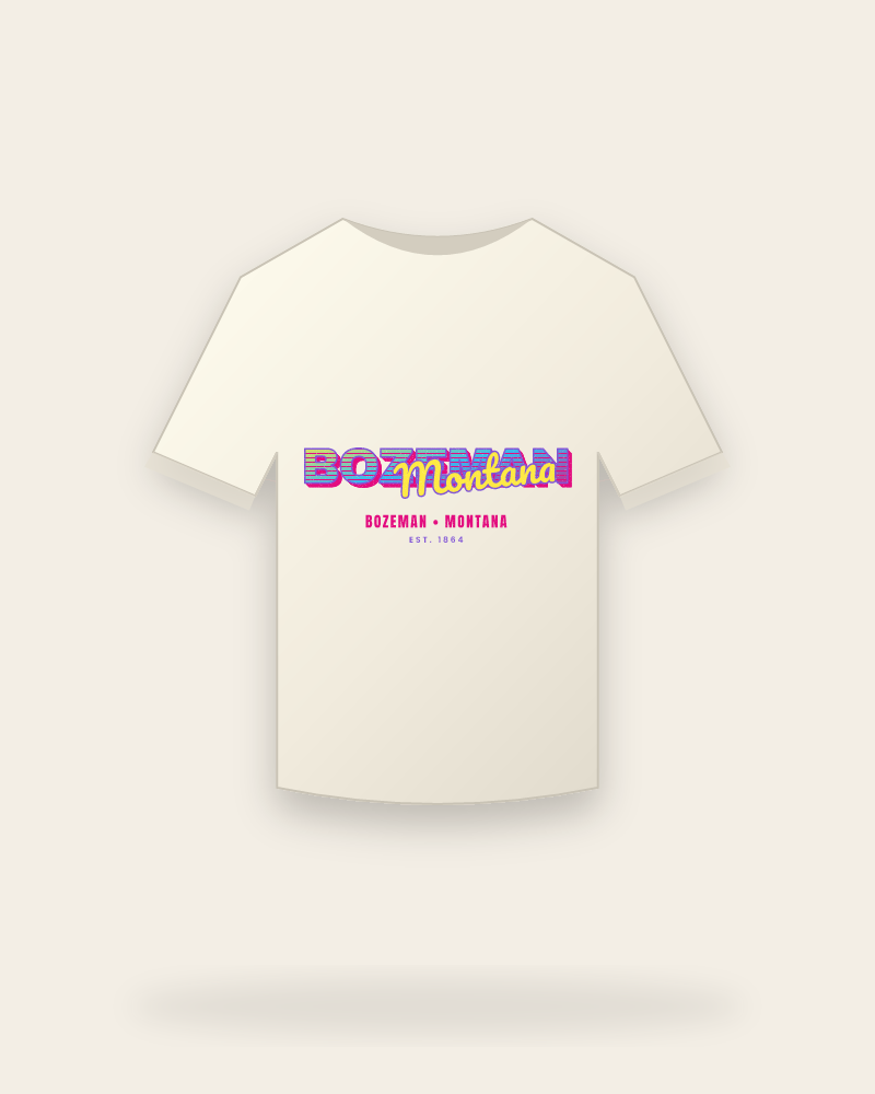 Bozeman Music TV Vintage Wash Tee