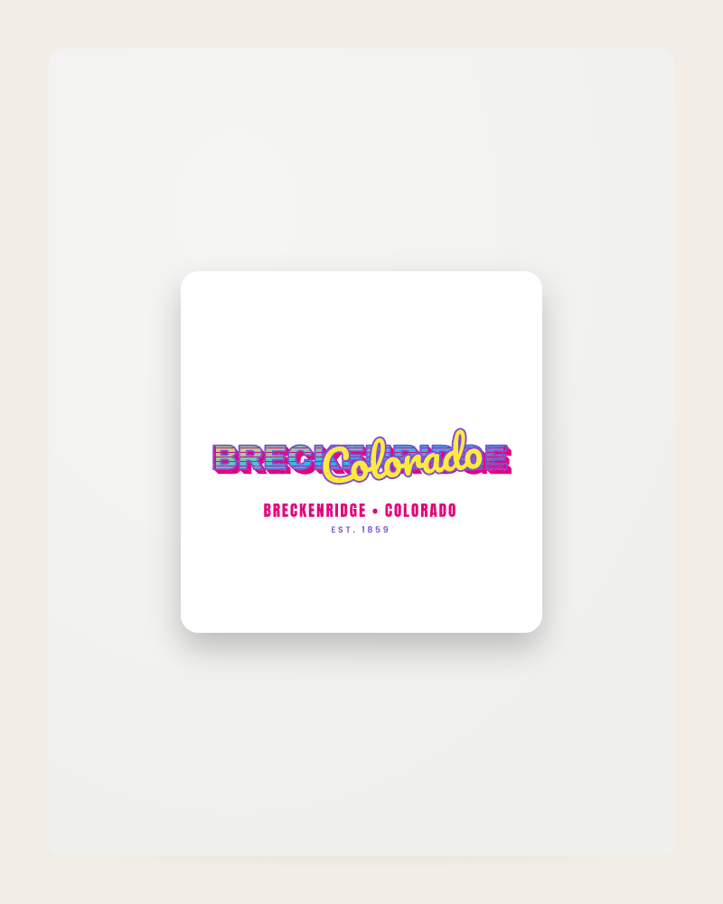 Breckenridge Music TV Fridge Magnet