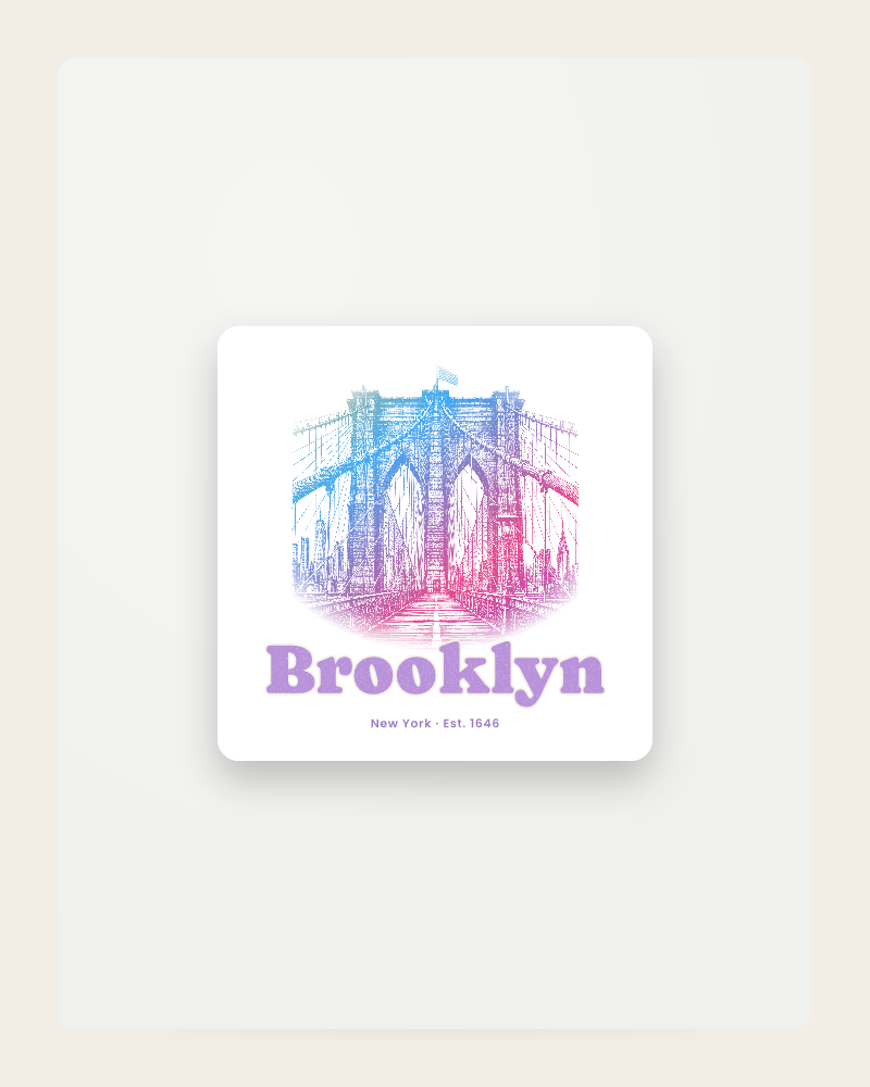 Brooklyn Brooklyn Bridge Fridge Magnet