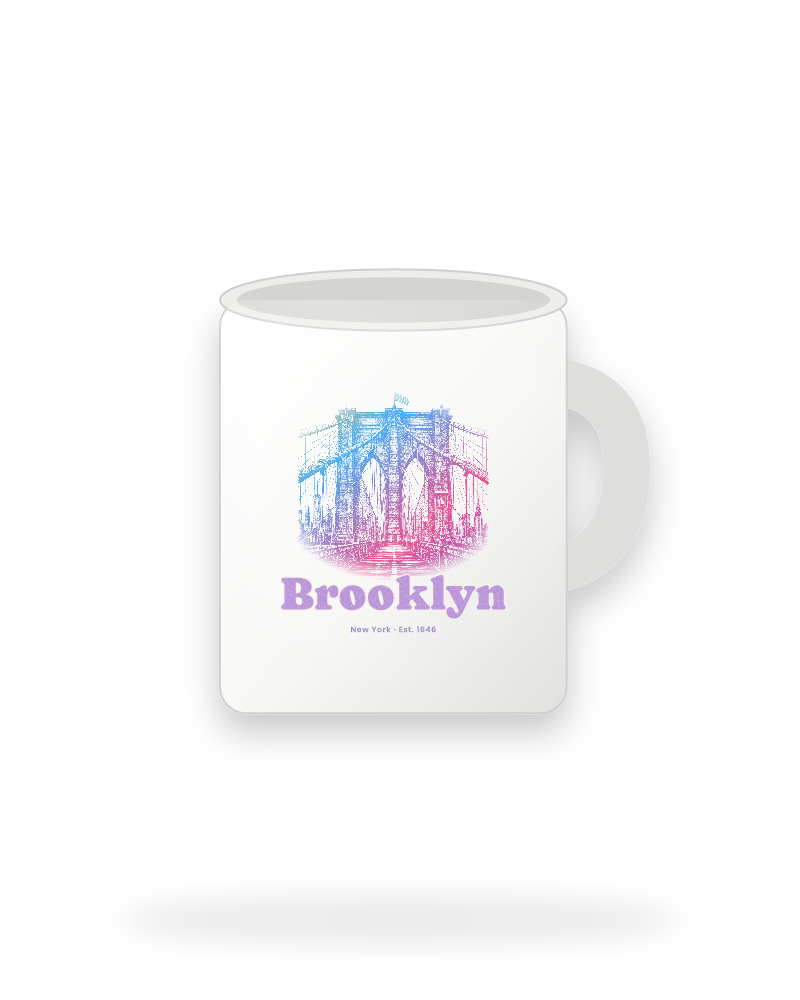 Brooklyn Brooklyn Bridge Ceramic Mug 11oz