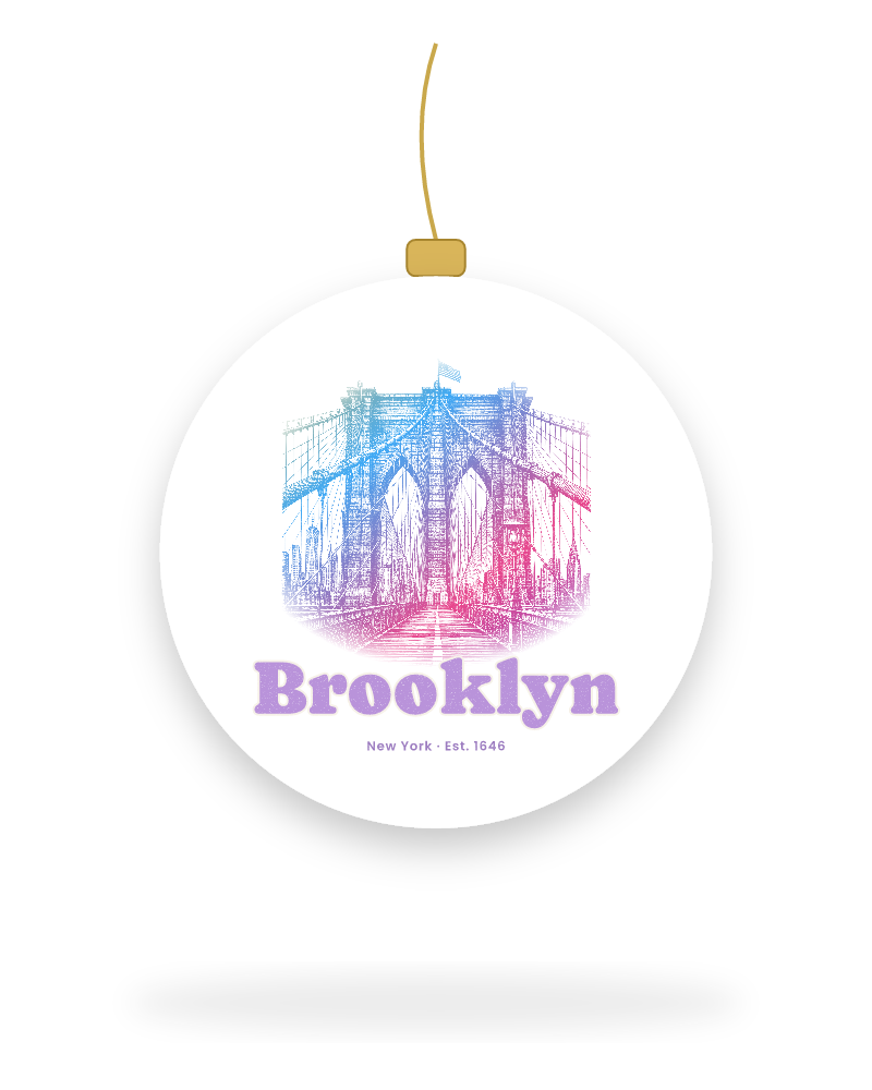 Brooklyn Brooklyn Bridge Ceramic Ornament