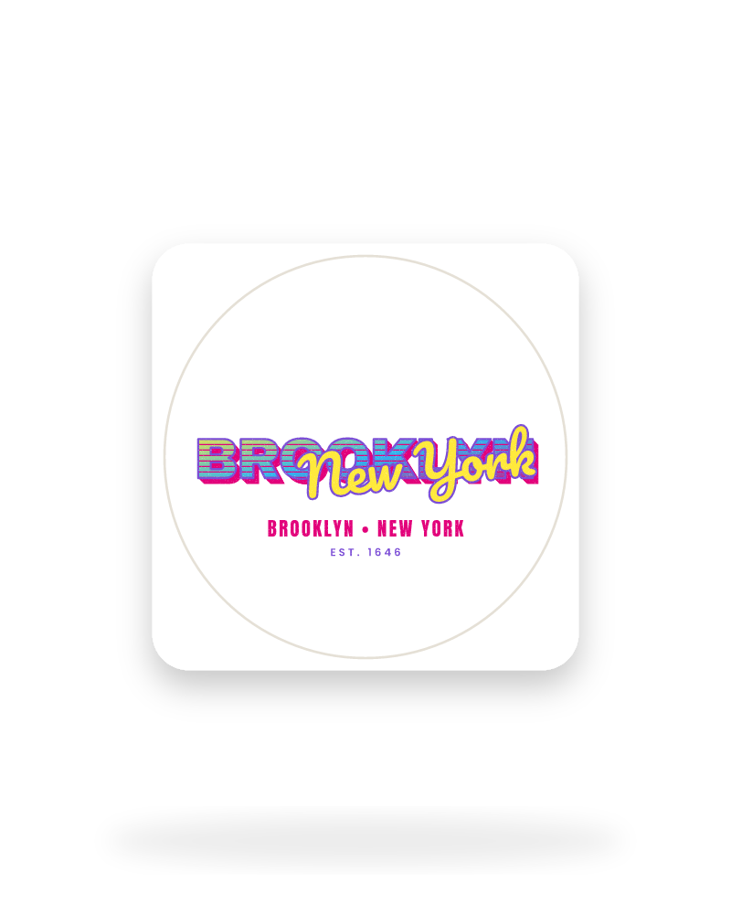 Brooklyn Music TV Kiss-Cut Sticker