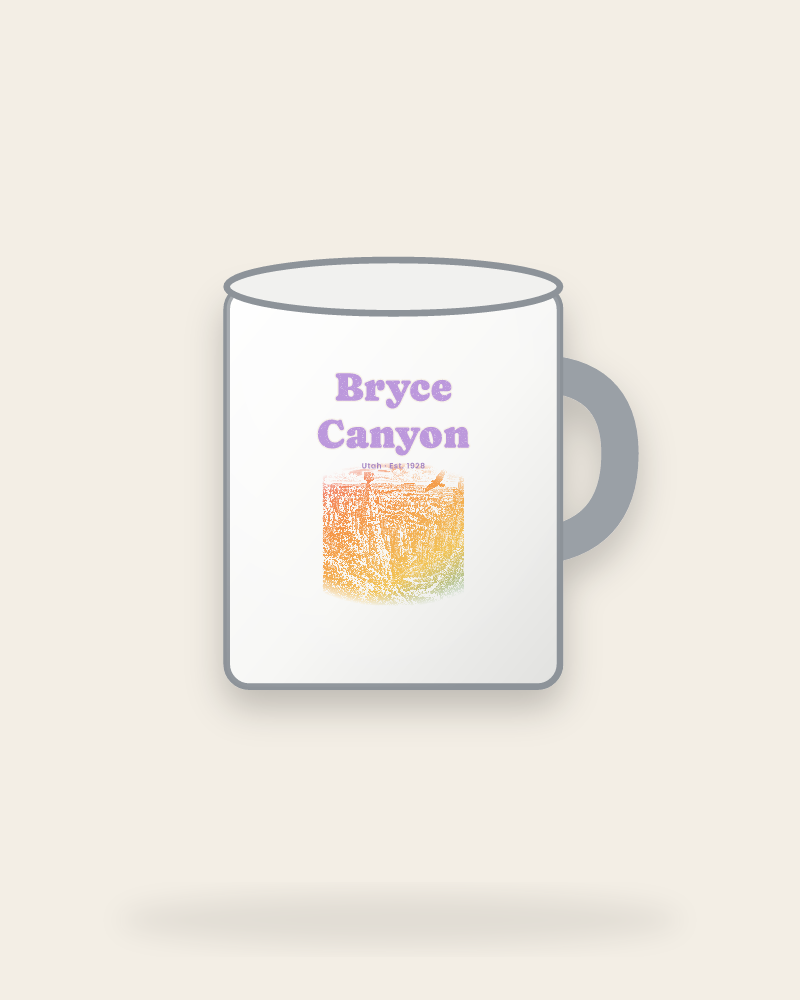 Bryce Canyon Thor's Hammer Enamel Camp Mug