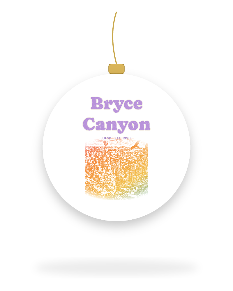 Bryce Canyon Thor's Hammer Ceramic Ornament
