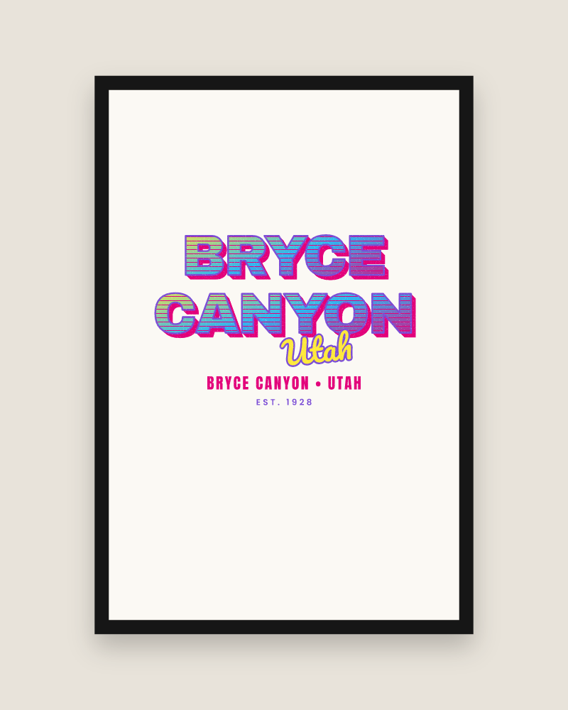 Bryce Canyon Music TV Matte Poster