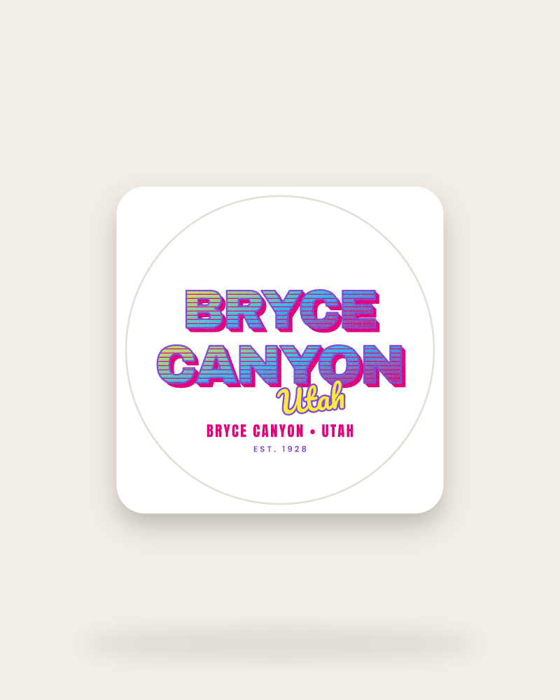 Bryce Canyon Music TV Kiss-Cut Sticker