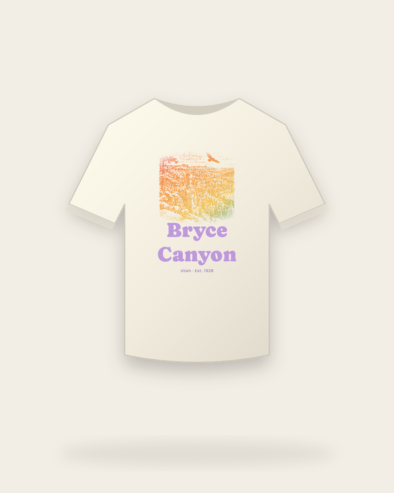 Bryce Canyon Hoodoos at Dawn Vintage Wash Tee