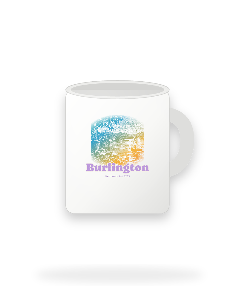 Burlington Lake Champlain Sail Ceramic Mug 11oz