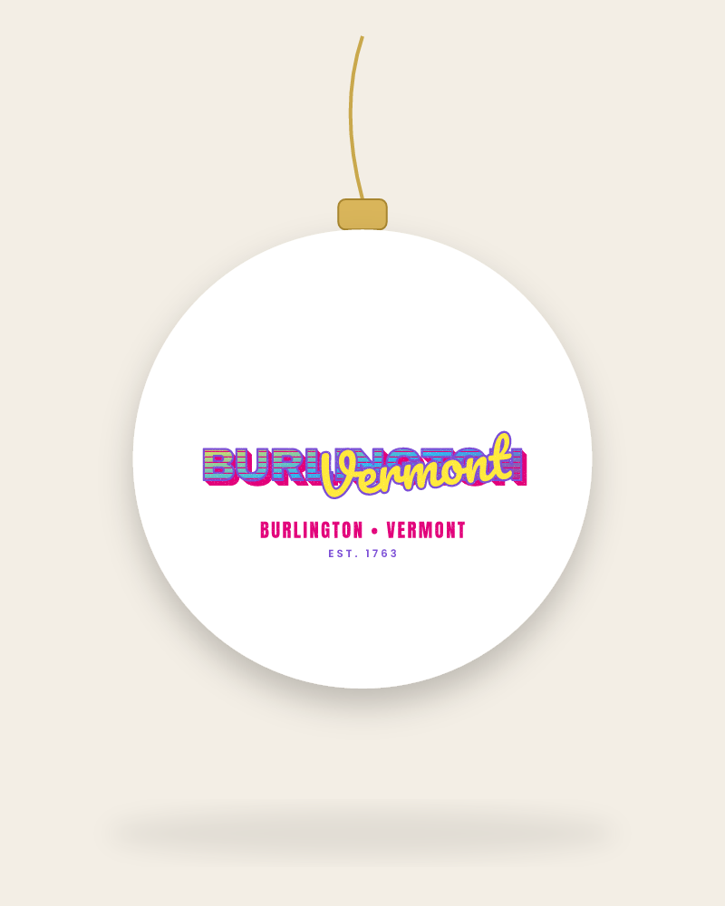 Burlington Music TV Ceramic Ornament