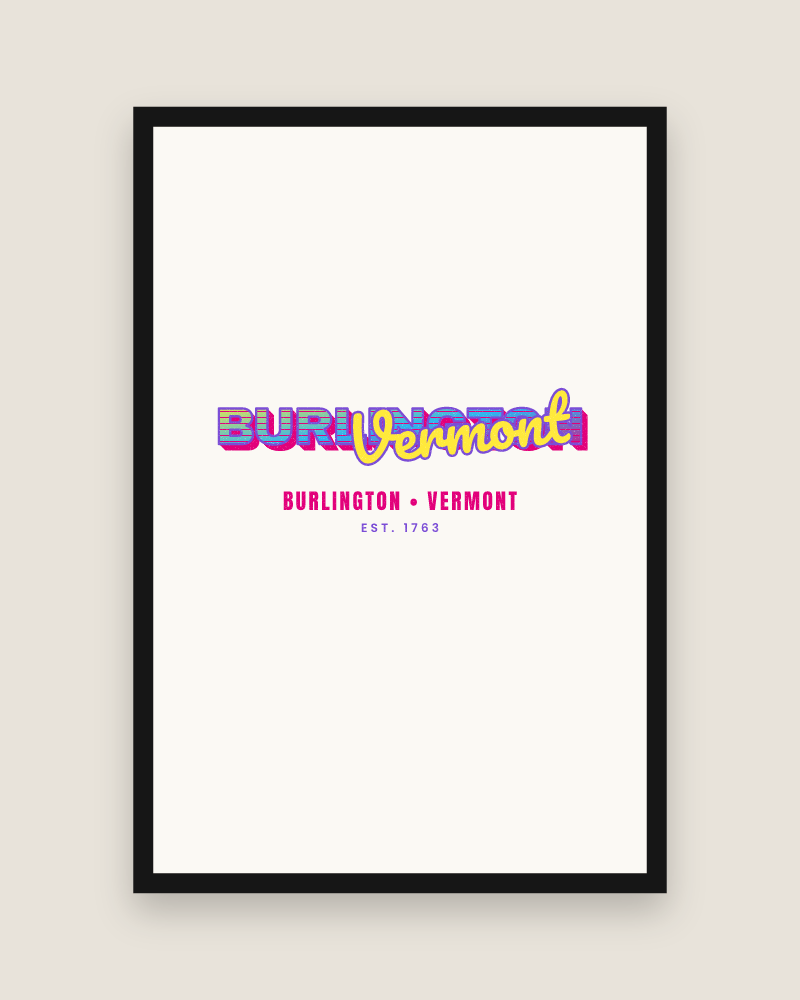 Burlington Music TV Matte Poster