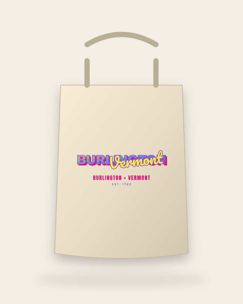 Burlington Music TV Canvas Tote