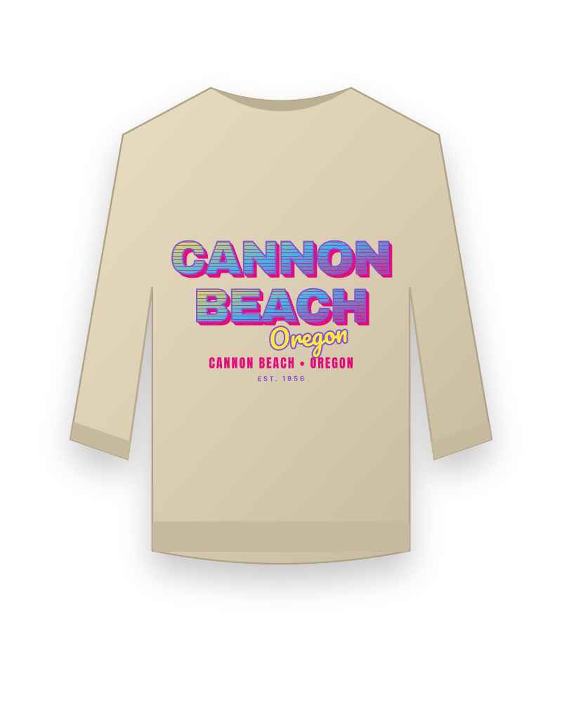 Cannon Beach Music TV Crewneck Sweatshirt