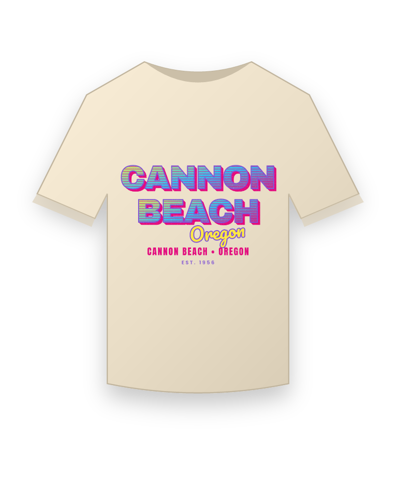 Cannon Beach Music TV Organic Cotton Tee