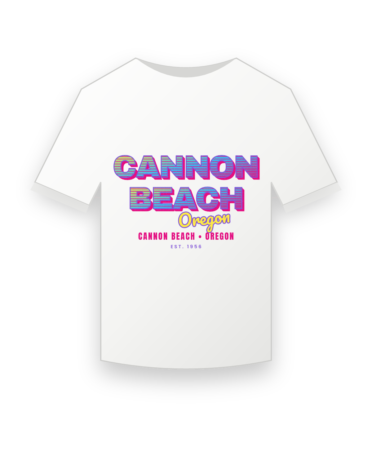 Cannon Beach Music TV Youth Tee in White