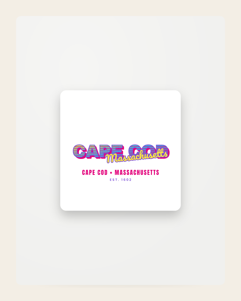 Cape Cod Music TV Fridge Magnet