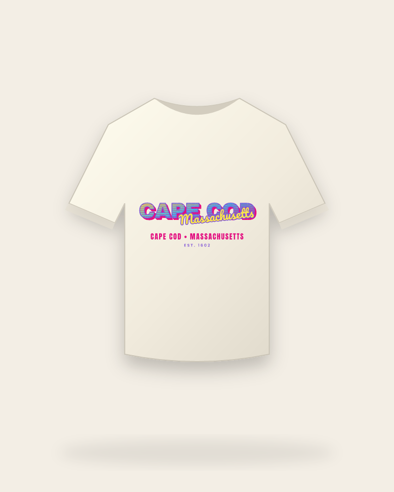 Cape Cod Music TV Vintage Wash Tee