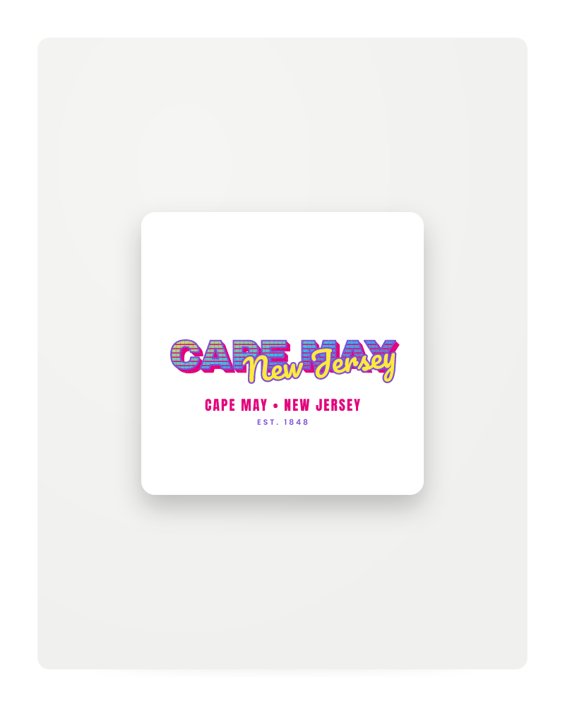 Cape May Music TV Fridge Magnet