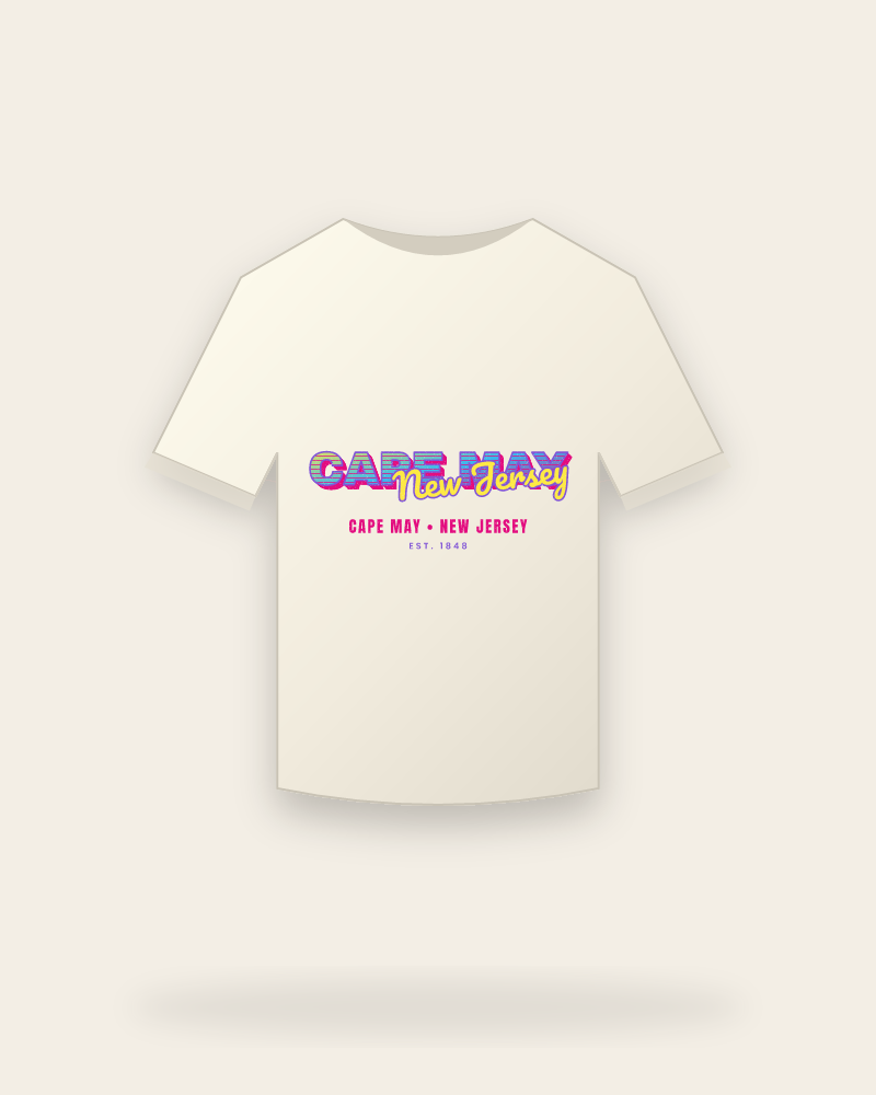 Cape May Music TV Vintage Wash Tee