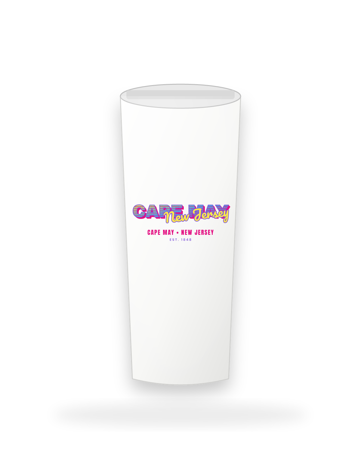 Cape May Music TV Insulated Tumbler 20oz in White