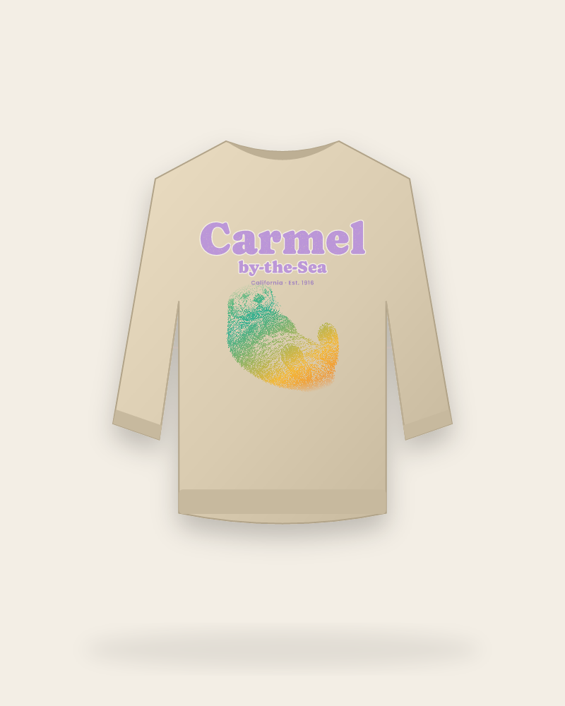 Carmel-by-the-Sea Sea Otter Crewneck Sweatshirt