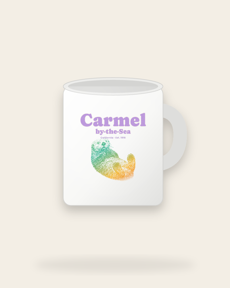 Carmel-by-the-Sea Sea Otter Ceramic Mug 11oz