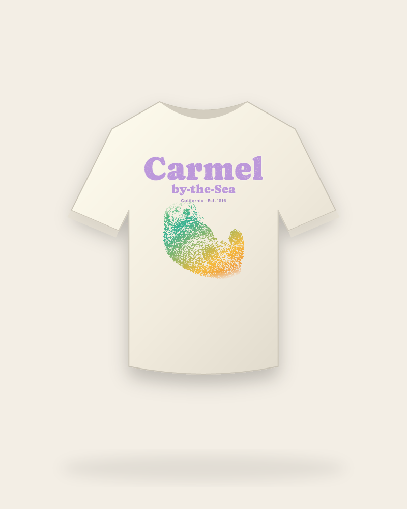 Carmel-by-the-Sea Sea Otter Vintage Wash Tee