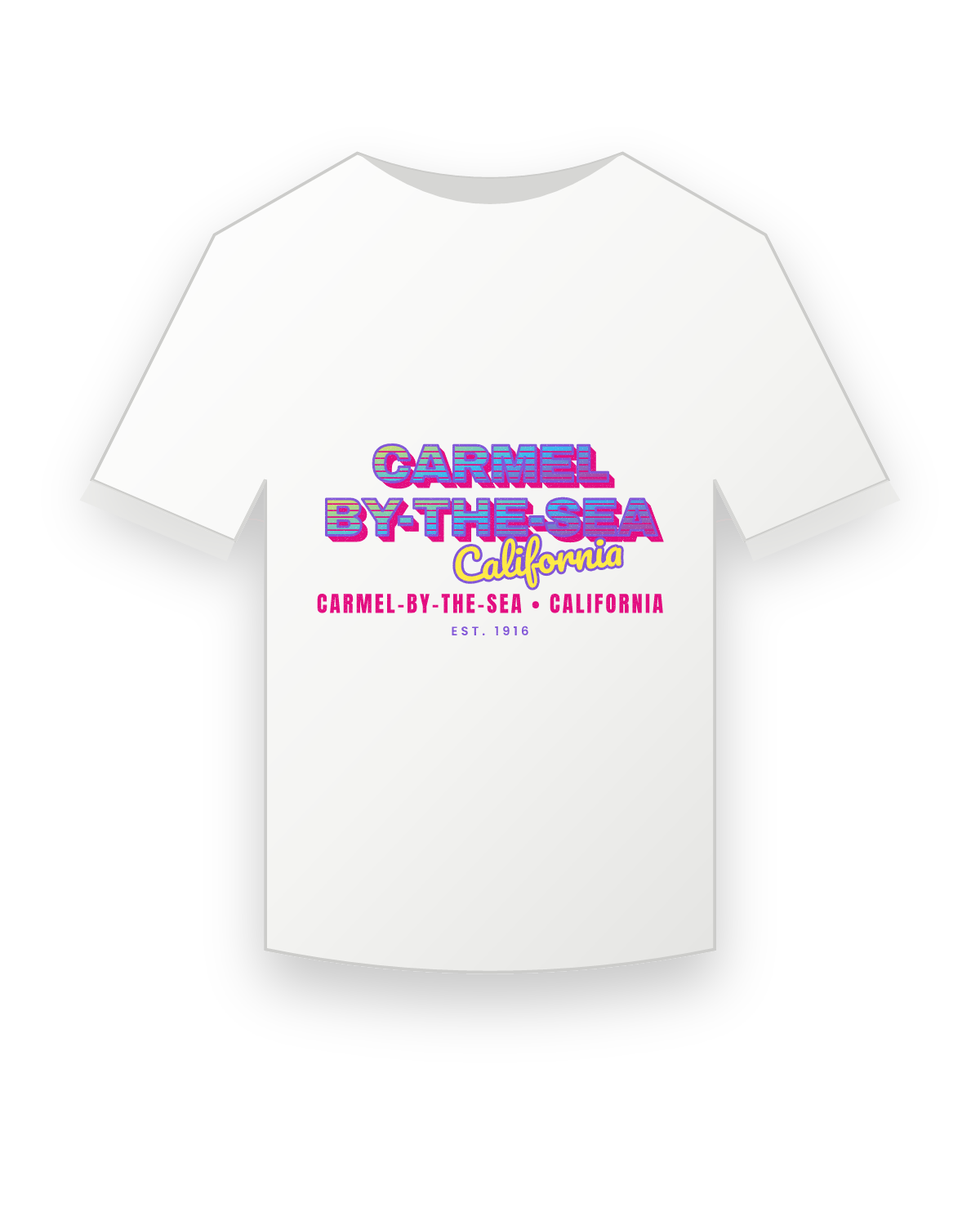 Carmel-by-the-Sea Music TV Youth Tee in White