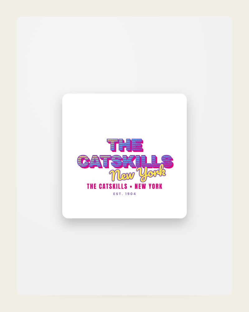 The Catskills Music TV Fridge Magnet