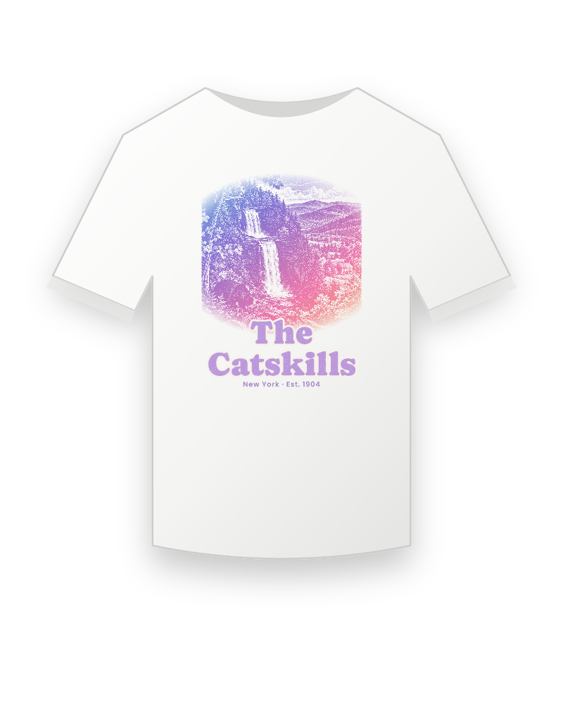 The Catskills Gorge Falls Youth Tee