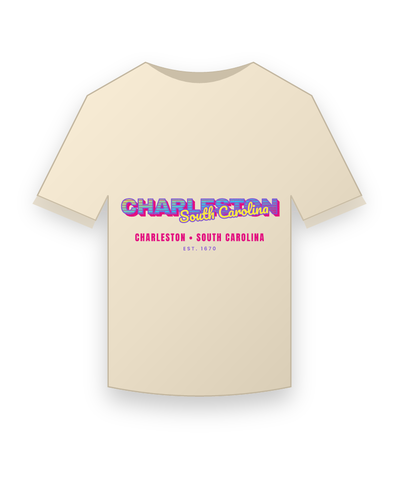 Charleston Music TV Organic Cotton Tee