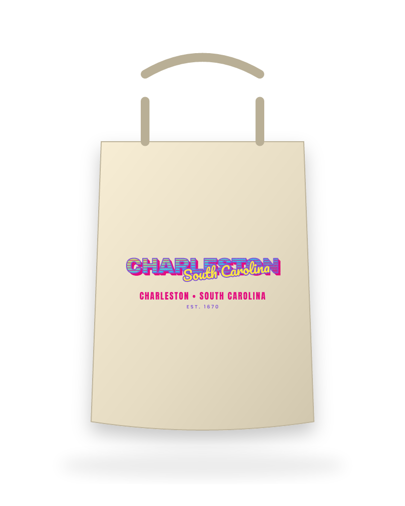 Charleston Music TV Canvas Tote