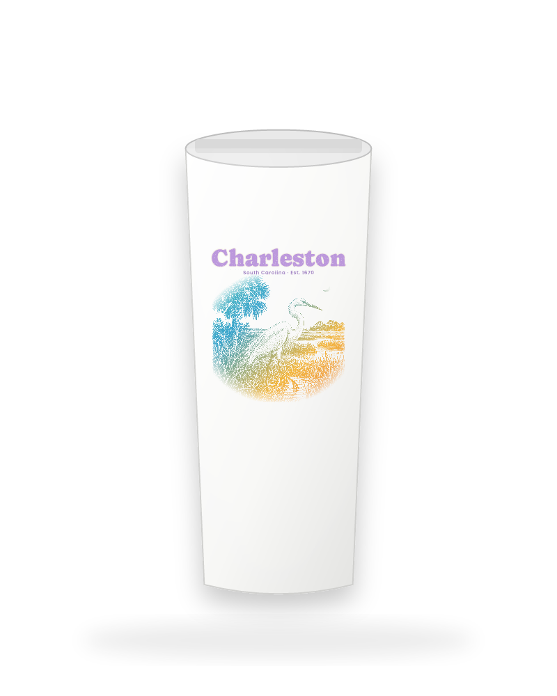 Charleston Marsh Egret Insulated Tumbler 20oz