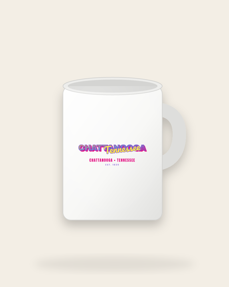 Chattanooga Music TV Ceramic Mug 15oz