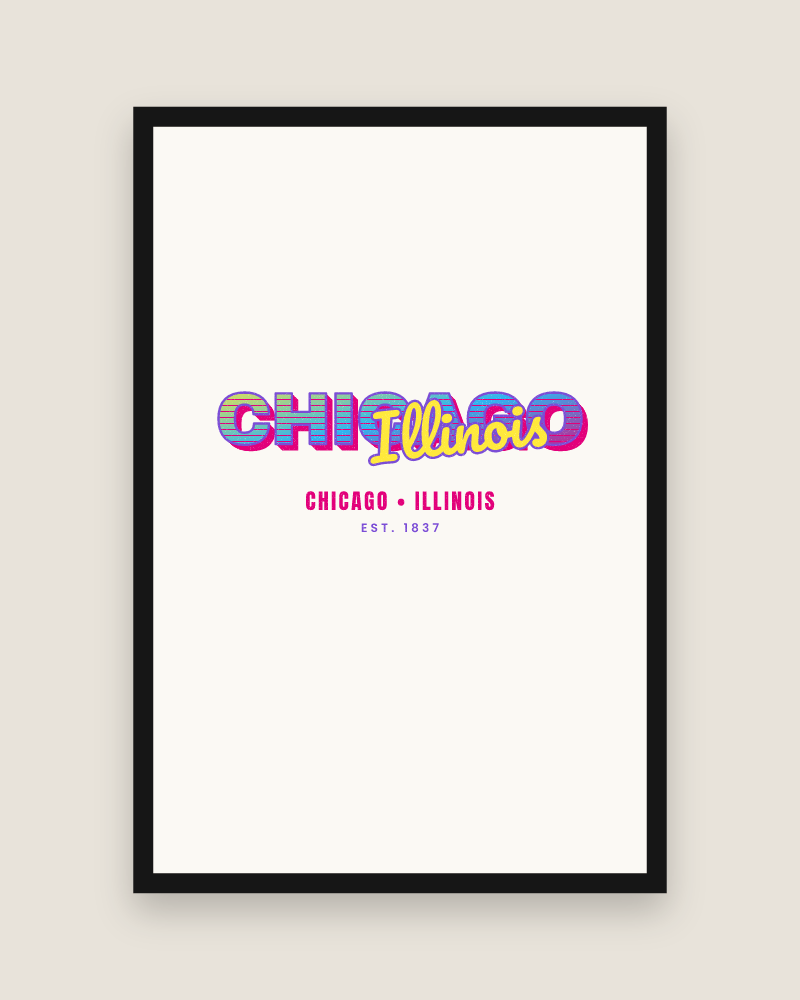 Chicago Music TV Matte Poster