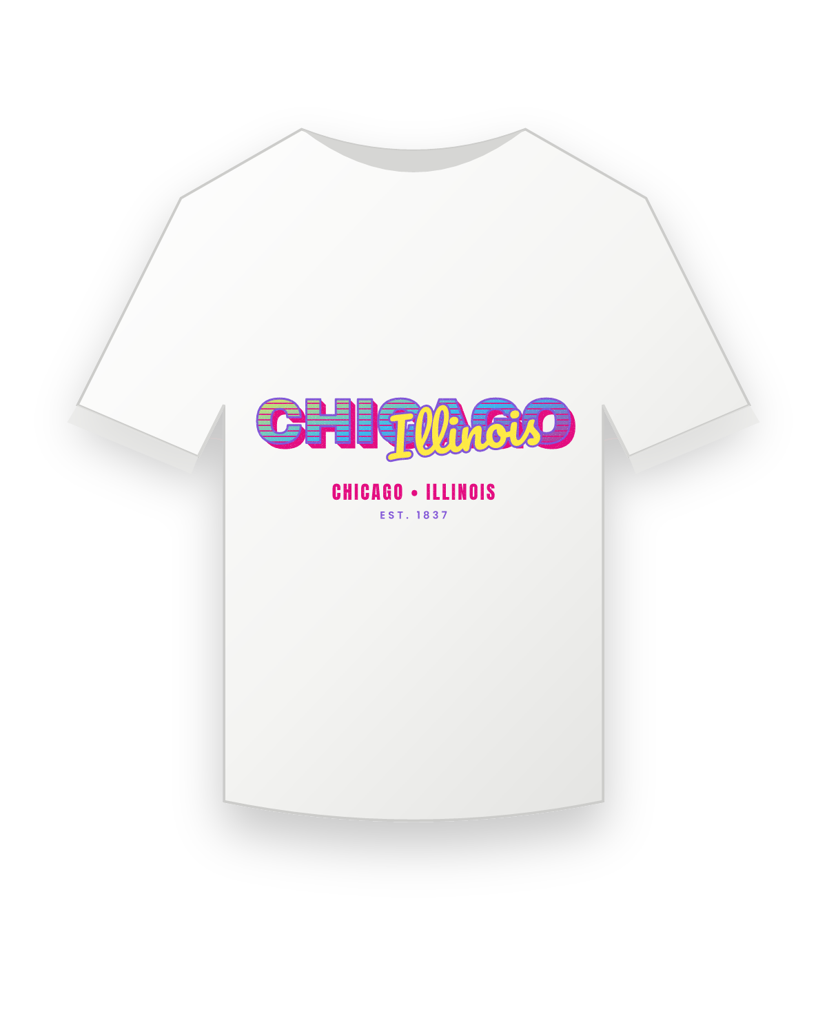 Chicago Music TV Youth Tee in White
