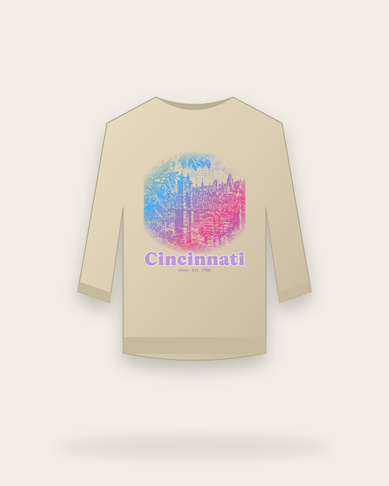 Cincinnati Suspension Bridge Crewneck Sweatshirt