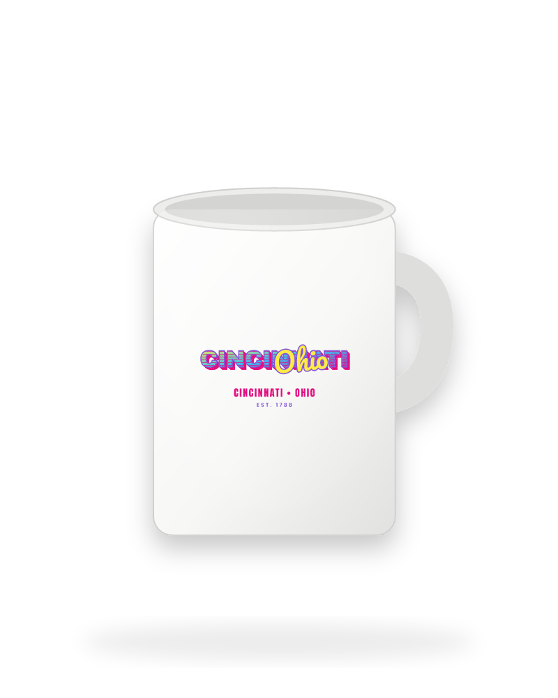 Cincinnati Music TV Ceramic Mug 15oz